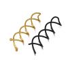 Spiral Hair Pins 100pcs Metal Spiral Hair Pin Spin Clip Stick For DIY Twist Barrette Coiffure Women Girl Jewelry Hairclip Headwear Accesories(Black) view 4