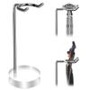 Linkidea Stainless Steel Razor Stand, Shaving Holder Weighted Acrylic Base, Compatible with Gillette ProGlide Power, Merkur 23C, Schick Hydro Sensitive (Silver) view 1