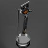 Linkidea Stainless Steel Razor Stand, Shaving Holder Weighted Acrylic Base, Compatible with Gillette ProGlide Power, Merkur 23C, Schick Hydro Sensitive (Silver) view 4