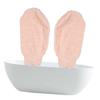 BCOATH 2pcs Exfoliating Bath Gloves for Body Scrubbing and Massage Jute Fiber Shower Mitts for Arms Legs Back Reusable Bathing Gloves with Strong Decontamination Beige Bath Towel view 4