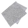HAPINARY Foldable Shiny Nail Mat with Full Rhinestone Nail Art Desktop Cushion for Manicure Training and Display Protective Table Mat for Techs view 1
