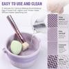 3 in 1 Makeup Brush Cleaner  Wash, Rinse & Dry Tool view 3