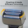 HURRISE Electric Foil Shavers for Men, IPX6 Cordless with LED Display, Wet Dry Shaving,Travel Lock, for Long Thick view 4