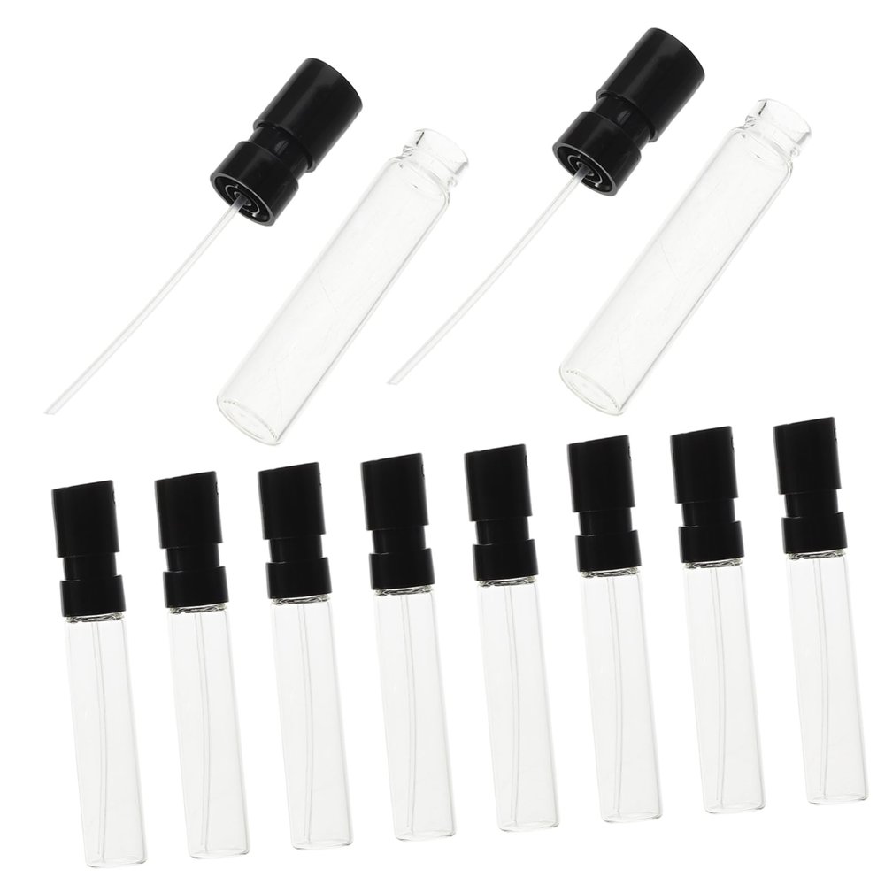 MOTHNUR 2ml Glass Perfume Bottles, 10 Pack Refillable Fine Mist Atomizers