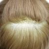 FACE MIRACLE Mens Toupee Hair Replacement System for Men Poly Skin Toupee for Male Real Human Hair Piece Fine Mono Mens Hairpiece Natural Hairlines 7''X9'' 120% #2010 20# LIGHT ASH BLONDE 10% GRYE view 3