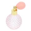 BESTYASH Pink Glass Perfume Bottle 100ml with Short Sprayer, Star Pattern view 1