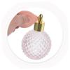 BESTYASH Pink Glass Perfume Bottle 100ml with Short Sprayer, Star Pattern view 3