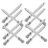 HEALEEP 12pcs Metal Hair Clips for Styling and Cutting Aluminum Duckbill Sectioning Clips Non Slip Hair Holders for Barbers Hairdressers and Home Salon Use view 1