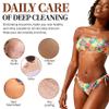 African Sponge Net 5-piece exfoliating Scrub is Suitable for All Skin Types,Bath Sponge for the face and Body, Durable and Gently Exfoliation (Black, Brown, Olive Green, Grey, Dark Blue) view 3
