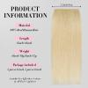 Clip in Short Hair Extensions Real Human Hair,Prokyvity Invisible Human Hair Clip in Extensions Short,(6inch&8inch)4 pieces Mini Extensions for volume or highligh,Platinum Blonde view 4