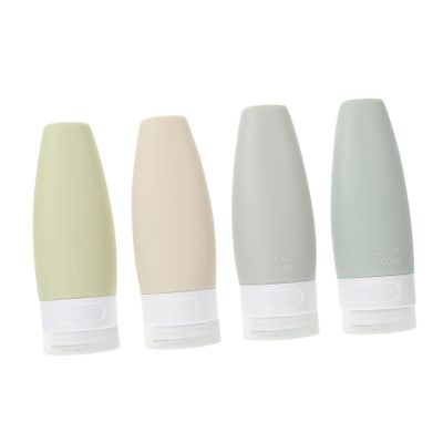 SHERCHPRY Silicone Travel Bottles Portable Leak Lotion Squeeze Containers for Shampoo and Toiletries Flexible Lightweight Cosmetic Storage for Camping Business Trips Vacation