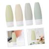 SHERCHPRY Silicone Travel Bottles Portable Leak Lotion Squeeze Containers for Shampoo and Toiletries Flexible Lightweight Cosmetic Storage for Camping Business Trips Vacation view 3