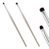 2Pcs Mini Smudge Brush, Eye Makeup Brushes Thin Makeup Brushes for Precision Eyeshadow and Brow, Eyeliner Smudge Brush for Eyeliner Eyeshadow Liquid Concealer Gel view 1