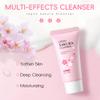 DLZZRS Face Cleanser, Deep Cleaning Foaming Cream, Face Wash Creamy Facial Cleanser Moisturzing Balance Oil Water Mild Facial Cleansing for Dry Skin & Oily Skin Daily Cleaning Remover, 1.76 oz view 2