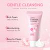 DLZZRS Face Cleanser, Deep Cleaning Foaming Cream, Face Wash Creamy Facial Cleanser Moisturzing Balance Oil Water Mild Facial Cleansing for Dry Skin & Oily Skin Daily Cleaning Remover, 1.76 oz view 4