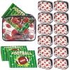 12Set Football Snack Bags Accessories for Team Gifts Snack Candy PVC Pouch Clear Football Goodies Bags with Zipper Waterproof Footballs Party Favors Pouch for Team Birthday Party Gifts Sport Supplies view 1