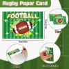 12Set Football Snack Bags Accessories for Team Gifts Snack Candy PVC Pouch Clear Football Goodies Bags with Zipper Waterproof Footballs Party Favors Pouch for Team Birthday Party Gifts Sport Supplies view 3