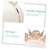 MUSISALY Alloy Shell Conch Hair Hoops Creative Crown Headband Decorative Headwear for Women Ocean Style Party Accessory for Beach Banquet and Shopping view 2