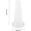4Pcs Transparent Silicone Cupping Set, Mini Facial Massage Cups for Face, Neck, Back, Eyes view 3