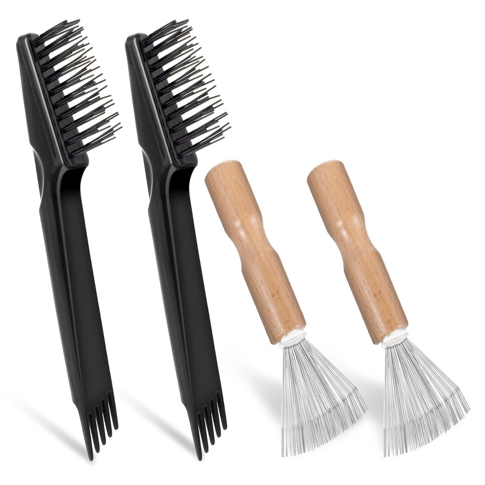 4Pcs Comb Cleaner Hair Brush Cleaner Remover Comb and Brush Cleaners Cleaning Tools Set for Getting Hairs Out Of Combs