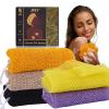 African Net Sponge 5-Piece exfoliating Scrub is Suitable for All Skin Types,Bath Sponge for The face and Body, Durable and Gently Exfoliation view 1