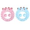 Beavorty 2pcs Adjustable Shower Caps with Ear Protection Lightweight EVA Bathing Hats for Boys and Prevent Shampoo and Water From Eyes and Ears view 1