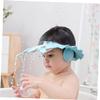 Beavorty 2pcs Adjustable Shower Caps with Ear Protection Lightweight EVA Bathing Hats for Boys and Prevent Shampoo and Water From Eyes and Ears view 3