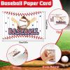 12Set Baseball Snack Bags Accessories for Team Gifts Snack Candy PVC Pouch Clear Baseball Goodies Bags with Zipper Waterproof Baseballs Party Favors Pouch for Team Birthday Party Gifts Sport Supplies view 3