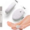 Natural Foot Pumice Stone for Feet 2 Pack, Pumice Stone for Feet and Hands Feet Hard Skin Remover, Foot Scrubber for Dead Skin Removal for Hanging in Shower view 2