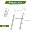 2Pcs Thick Toenail File for Men Stainless Steel Naill Files Toe File for Thick Nails Heavy Duty Toe Nails Filer Metal Toenail Files for Men Women, Manicure Pedicure Tool, 7 Long view 2