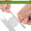 2Pcs Thick Toenail File for Men Stainless Steel Naill Files Toe File for Thick Nails Heavy Duty Toe Nails Filer Metal Toenail Files for Men Women, Manicure Pedicure Tool, 7 Long view 3