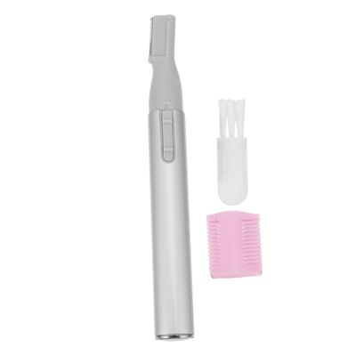 Anneome Electric Eyebrow Hair Remover Trimmer for Women Labor Saving Compact Facial Hair Shaver Non Slip Grip Easy to Clean Portable Makeup Bag