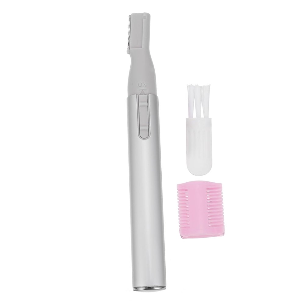 Anneome Electric Eyebrow Hair Remover Trimmer for Women Labor Saving Compact Facial Hair Shaver Non Slip Grip Easy to Clean Portable Makeup Bag