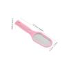 ETHZZLE Portable Handheld Foot File Callus Remover Stainless Steel Exfoliating Tool for Dead Skin Removal Feet Women Men Elderly Pink view 2