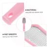 ETHZZLE Portable Handheld Foot File Callus Remover Stainless Steel Exfoliating Tool for Dead Skin Removal Feet Women Men Elderly Pink view 3