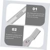 COOLHIYA Electric Eyebrow Trimmer for Women Lightweight Non Slip Personal Care Tool for Facial Hair Removal Portable USB Eyebrow Hair Remover for Home and Travel Use view 2
