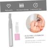 Mikinona Electric Eyebrow Trimmer Hair Removal Tool for Women Portable Lightweight Personal Care Device Painless Precise Grooming Silver Multifunctional Razor view 2