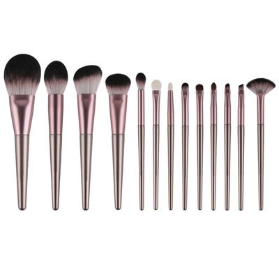 13pcs Small Pudding Makeup Brush Set Lilac Makeup Set Brushes Beginner Beauty Tools Complete Set