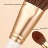 15 White Makeup Brushes Synthetic Fiber Eye Shadow Powder Set Mixed Eyelashes Eyebrows view 4