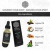 Atrubein - Equinox Premium Utility Oil - For Men - Teak, Wood Grass, Coconut, Agave & Passion Flower, Moisturizing, Balancing & Grooming Blend - 30 mL view 2