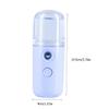 Beatifufu USB Rechargeable Portable Face Steamer Mist Spray Creative Humidifier for Deep Skin Hydration and Makeup Friendly Moisturizing Lightweight Handheld Facial Mist Sprayer for Daily view 2