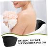 CATIEBYE Detachable PU Bath Pillow with Suction Cups Neck and Back Support Headrest for Bathtub Spa Relaxation Breathable Tub Cushion for Comfortable Shoulder and Spine Relief view 4