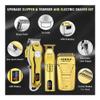 HIENA Professional Men's Electric Hair Clipper 3piece Set, USB Charging Hair Clipper, Cordless use Trimmer, Men's Electric Razor view 2