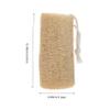 Anneome 3PCS Natural Loofah Sponge Body Scrubber for Bath and Shower Skin Friendly Exfoliating Scrubbers with Strong Cleaning Power Versatile Use for Body Wash and Kitchen Cleaning view 2