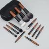 12 Mini Portable Makeup Brush Set Fiber Hair Beauty Tool Belt Pack All-purpose Brush view 2