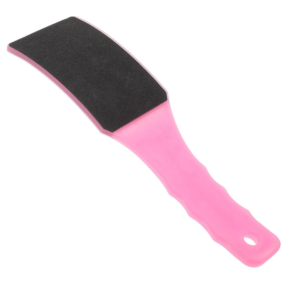 COSMEVIVI Double Sided Pedicure Foot File Callus Remover Rasp for Dry Cracked Heels Exfoliating Brush Foot Care Tool with Ergonomic Grip for Men and Women Random Color