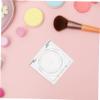 Baluue 3 Pcs Transparent Empty Eyeshadow Case Refillable Cosmetic Containers with Lid Portable Compact Round Jars for Lipstick Blush Storage and Makeup Organization view 4