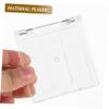 WRITWAA 2pcs Refillable DIY Eyeshadow Palette Compact Cases for Travel Transparent Cosmetic Storage Box for Blush Lipstick Eyebrow Powder Mixing and Makeup Artists view 3