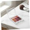 WRITWAA 2pcs Refillable DIY Eyeshadow Palette Compact Cases for Travel Transparent Cosmetic Storage Box for Blush Lipstick Eyebrow Powder Mixing and Makeup Artists view 4