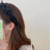 kuaidh Polka Dot Mesh Bow Headband High Pressure Hair Clip Hair Accessories view 3